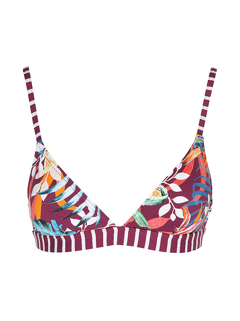 VENICE BEACH Damen Bikinioberteil Triangle dunkelrot | 38 A/B